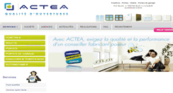 Desktop Screenshot of actea.fr